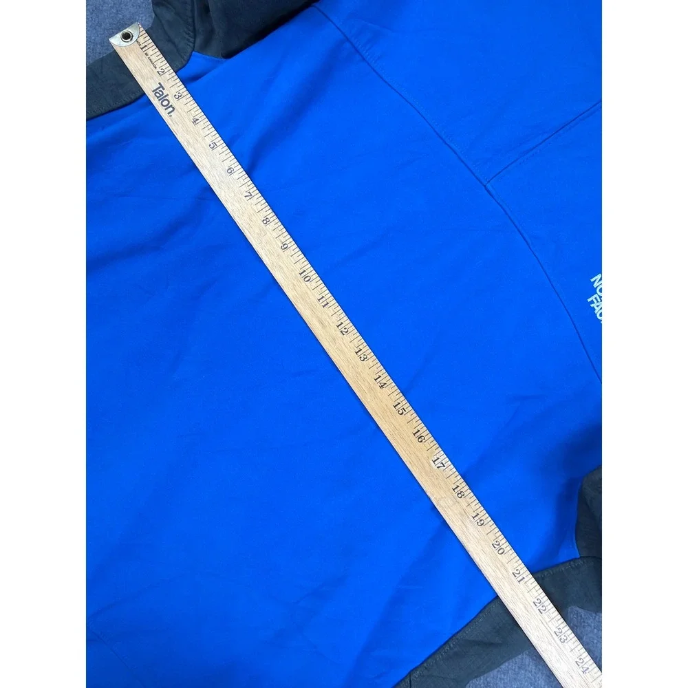 The North Face Blue‎ Softshell Jacket Mens Large FlashDry Outdoor Fleece Lined
